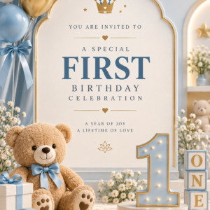 little prince – birthday invitation (1)